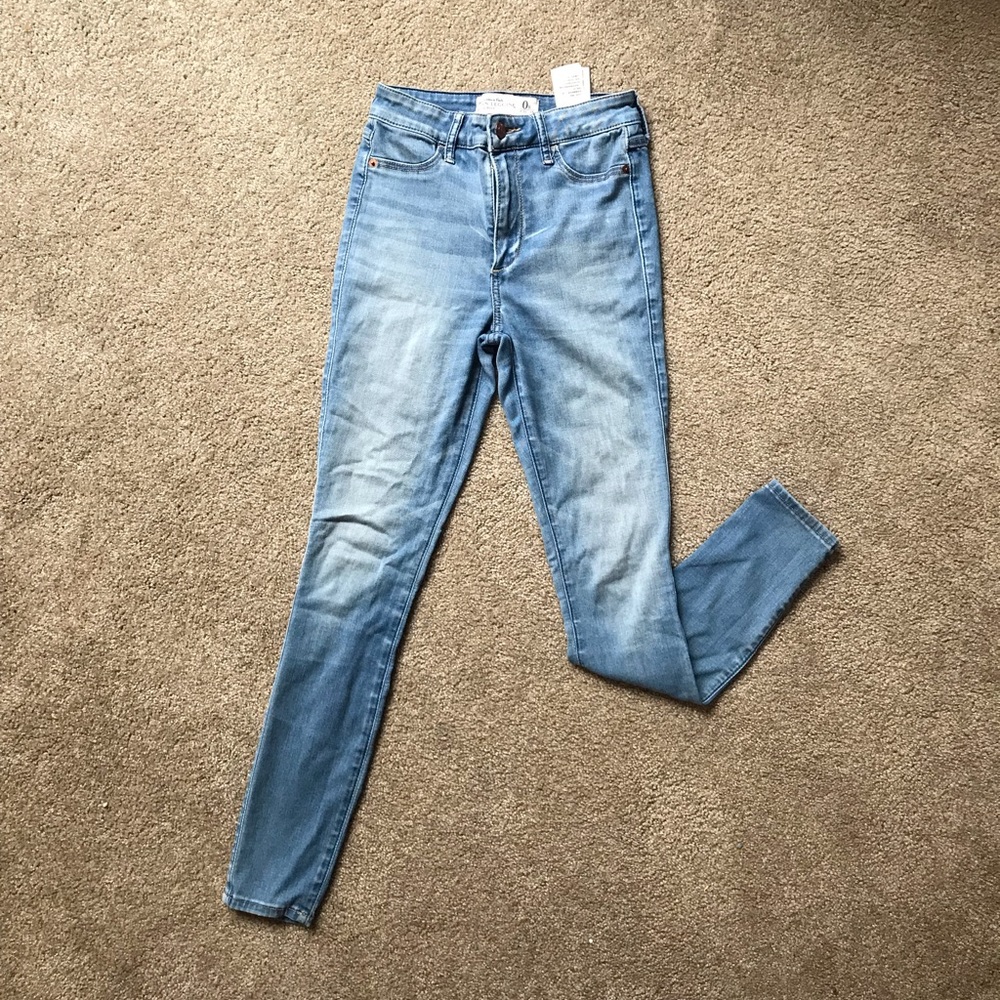 Abercrombie & Fitch Jean leggings high rise